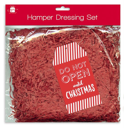 Christmas Gift Hamper Red Dressing Kit Tissue Paper