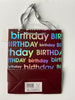 Midnight Medium Gift Bag Silver Foil Happy Birthday Design