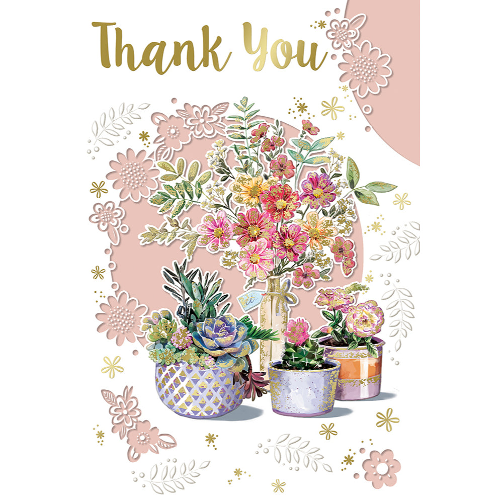 Thank You Open Celebrity Style Greeting Card