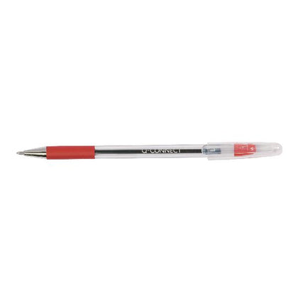 Grip Stick Ballpoint Pen Medium Red (Pack of 20)
