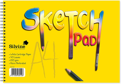 A4 40 Sheets Landscape Twin Wire Sketch Pad