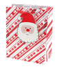 Santa Text With Giant Tag Design Large Christmas Gift Bag
