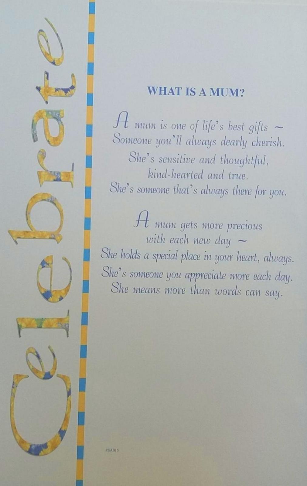 Happy 50th Birthday Mum With Love card