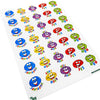 Pack of 420 23.5mm Assorted Motivational Merit Award Face Stickers