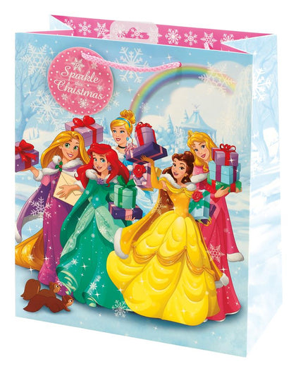 Disney Princess Design Large Christmas Gift Bag
