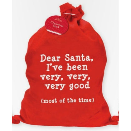 Dear Santa Christmas Sack
