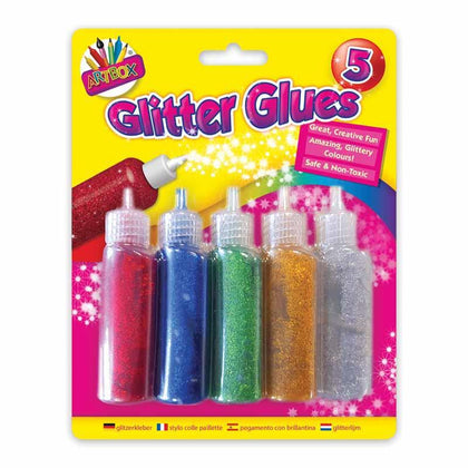 Pack of 5 Glitter Glues