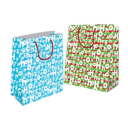 Christmas Text Design Large Gift Bag