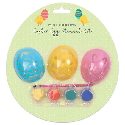 Pack of 3 Paint Your Own Easter Egg Stencil Set