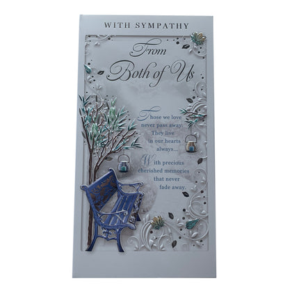 From Both of Us Autumn Design Sympathy Opacity Card