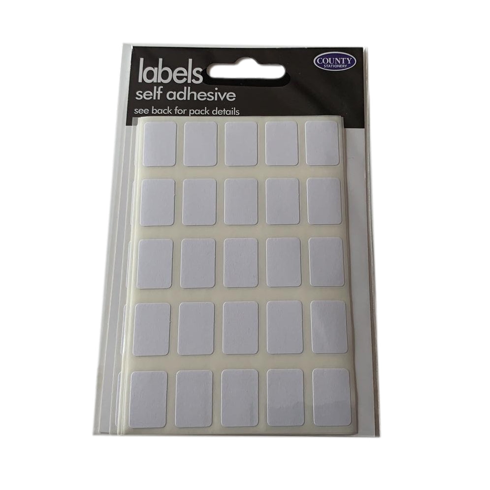 Pack of 175 12x18mm Self Adhesive White Labels Stickers– Choice Wholesale