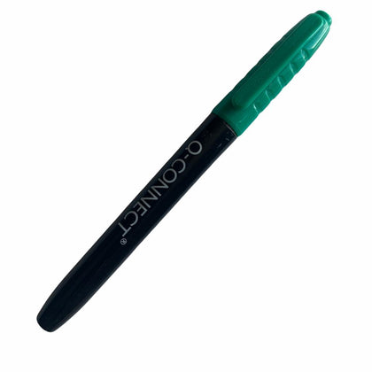 Q Connect Green Fine Permanent Marker Pen