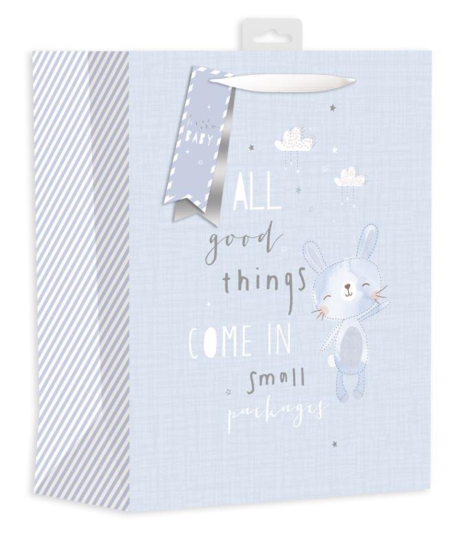 Baby Bunny Blue Large Gift Bag