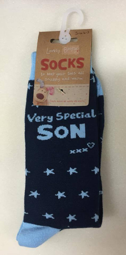 Very Special Son Boofle Socks Medium