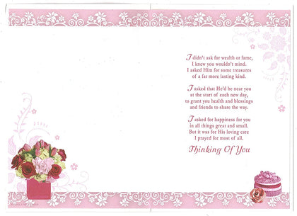 I Said A Prayer For You Today Soft Whispers Greeting Card