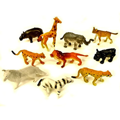 Pack of 10 Jungle Animal