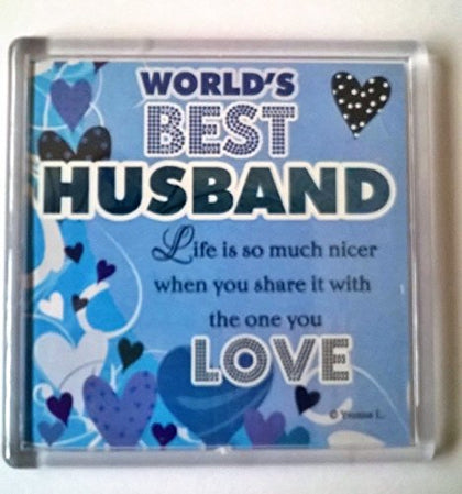 Worlds Best Husband Sentimental Magnet