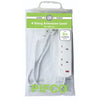4 Gang 13Amp 250V A.C Plug Sockets with 2 Metre Extension by Pifco