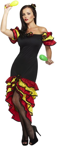 Adult Rumba Woman Fancy Dress Costume