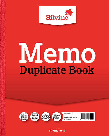 Duplicate Memo Book 10