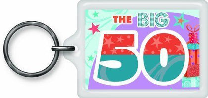 The Big 50 Sentimental Keyring - Birthday Gift