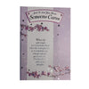 Just To Let You Know Someone Cares Flowers Design Greeting Card