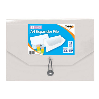 A4 13 Part Expander File Clear