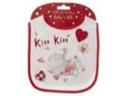 Elliot and Buttons Kiss Kiss Captioned Baby Bib