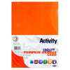 Pack of 50 Sheets A4 Pumpkin Orange 180gsm Card by Premier Activity