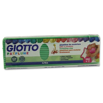 350g Light Green Modelling Clay by Giotto