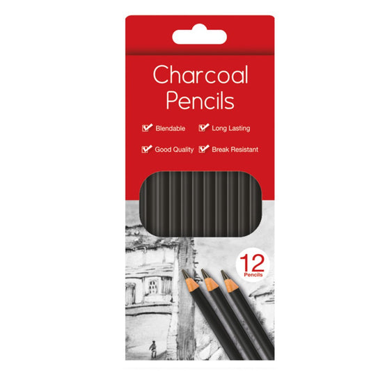 12 Charcoal Pencils