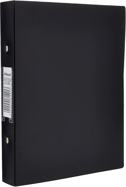 Pack of 10 Black A5 25mm 2 O-ring Binders