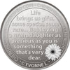 Special Granddaughter Cherished Lucky Coin Engraved Message Keepsake Gift