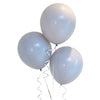 Bag of 100 Grey Colour 12" Latex Balloons