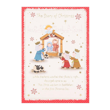 The Christmas Story Christmas Greetings Card