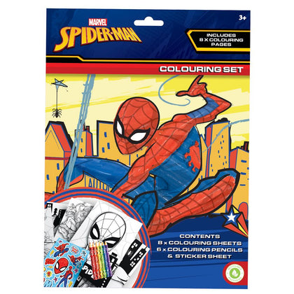 Spiderman Activity Colouring Set