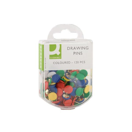 Drawing Pins Coloured (Pack of 1200)