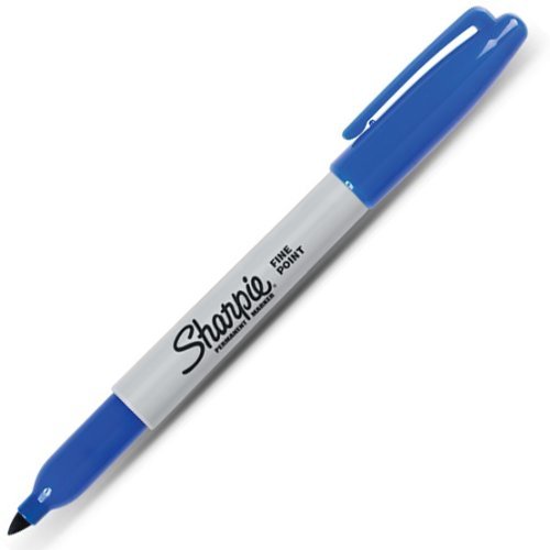 Blue Sharpie Fine Point Permanent Marker Pen