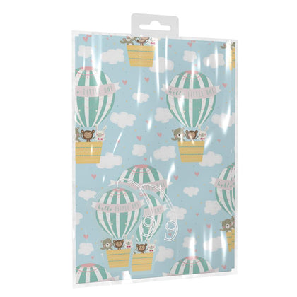 New Baby Boy Gift Wrapping Paper With Tags