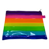 Pack of 12 A5 Rainbow Coloured Rainbow Pencil Cases