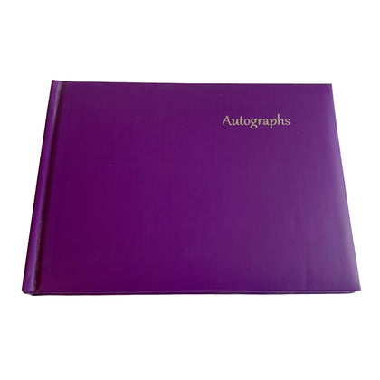 Purple Autograph Book by Janrax - Signature End of Term School Leavers