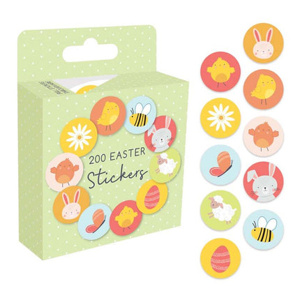 Roll of 200 Easter Stickers