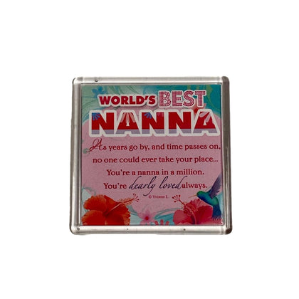 World Best Nana Magnet With Sentimental Words