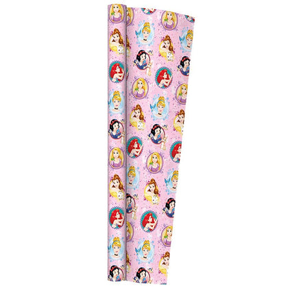 Single 2m Disney Princess Gift Wrap