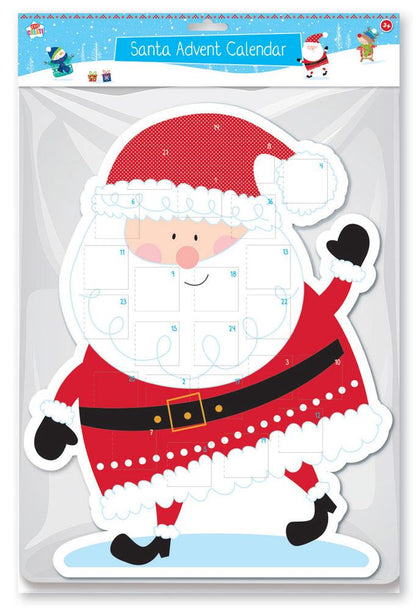 Christmas Santa Design Card Advent Calendar