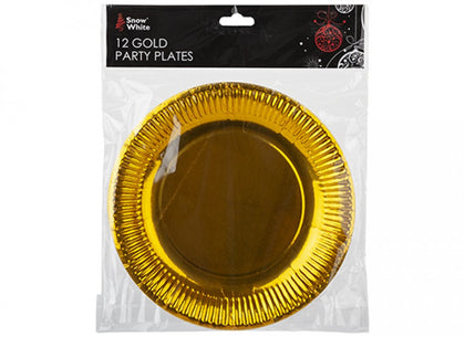 Pack of 12 Gold Plated 9