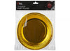 Pack of 12 Gold Plated 9" Paper Plates