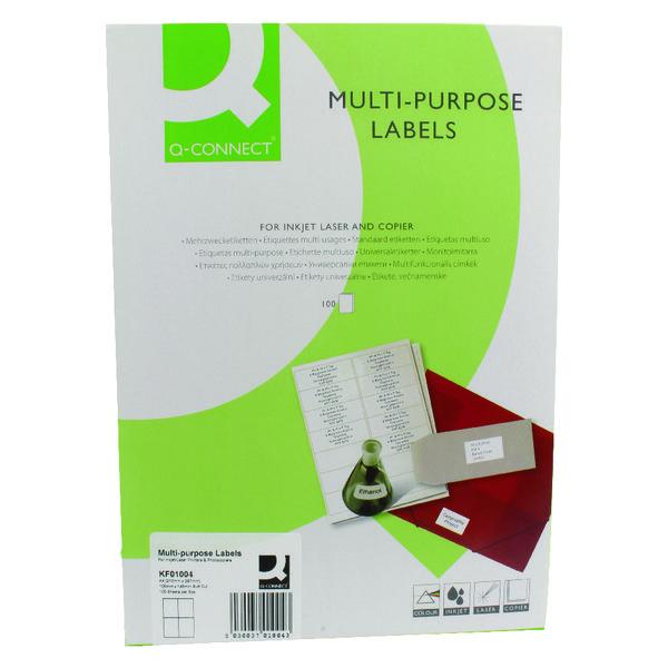 Pack of 400 White 105 x 148mm Multipurpose Copier Labels– Choice Wholesale