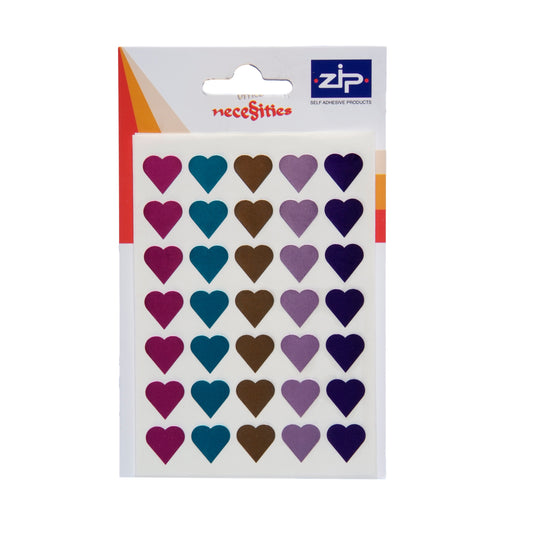 Pack of 70 Assorted Hearts Labels