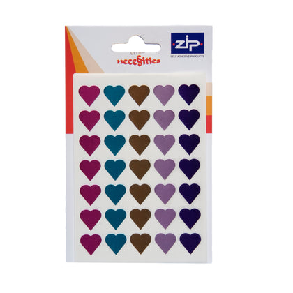 Pack of 70 Assorted Hearts Labels